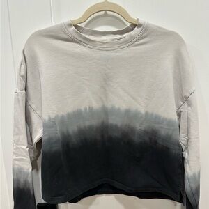 Electric & Rose Gray and Black Ombre Women's Top